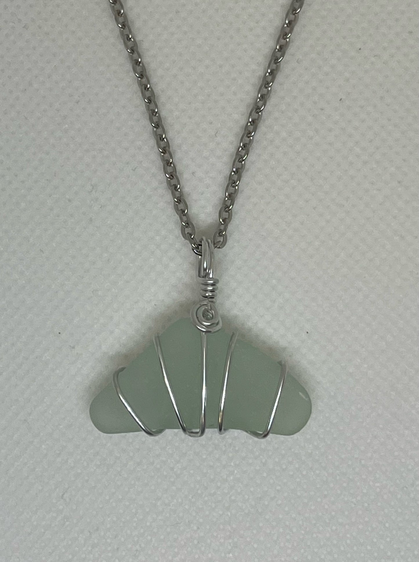 Sea Foam Sea Glass Necklace