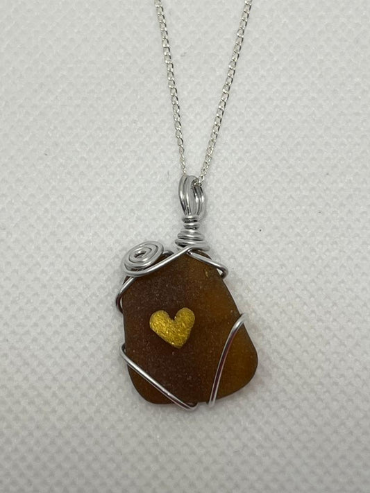 Heart of Gold Pendant Necklace